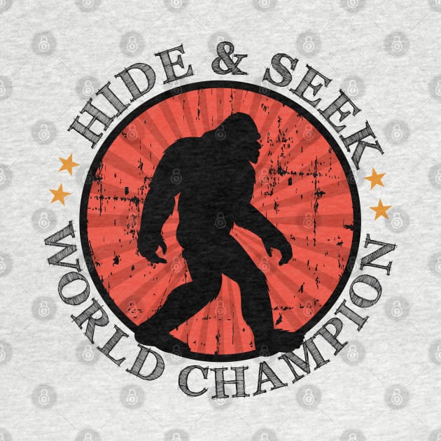 Vintage Bigfoot Hide & Seek World Champion by Tesszero